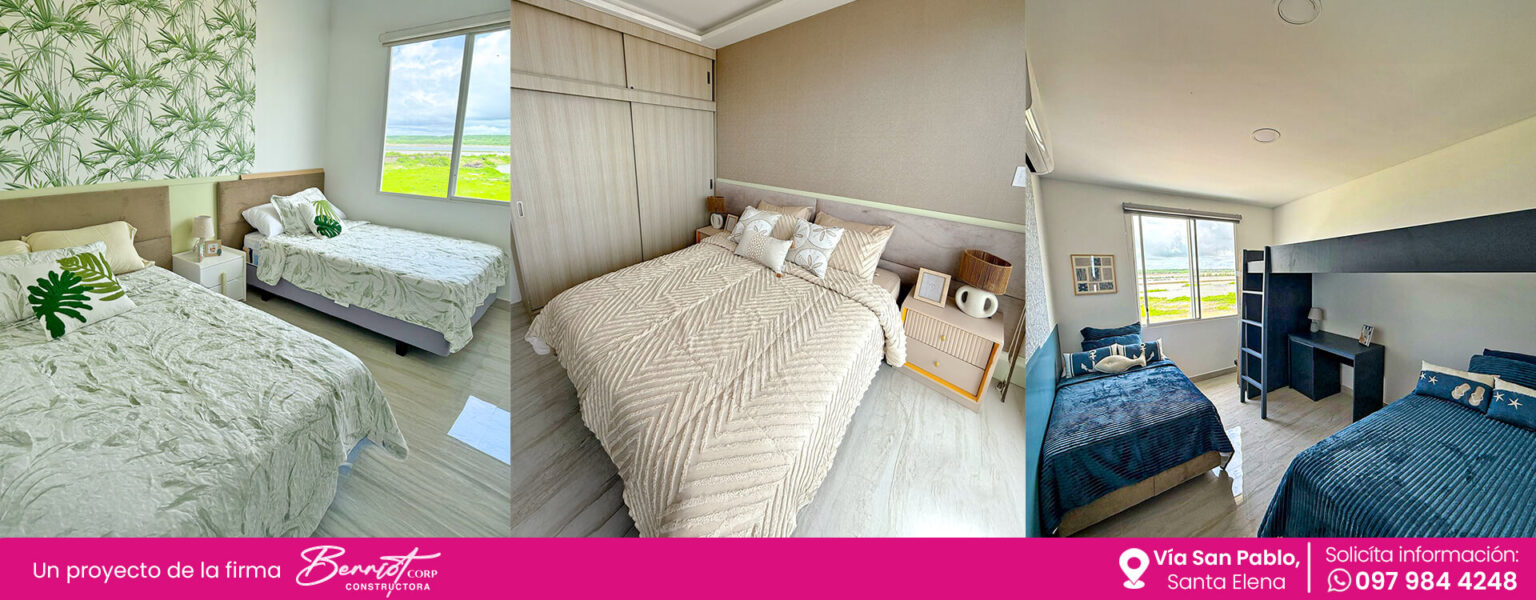 Interiores con acabados de lujo en nuestra casa modelo "Nancy" en urbanización Coral Bay