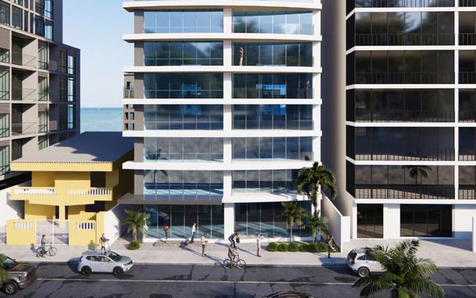 El edificio Elite Tower ubicado en el malecón de Salinas se convertirá en una gran obra para el principal balneario del Ecuador.