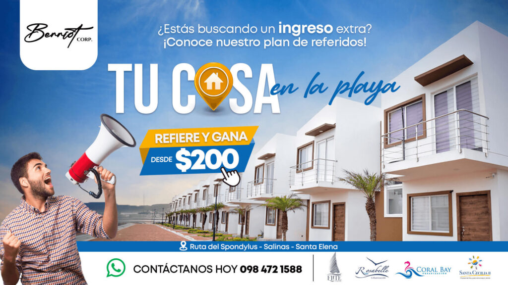 ¡Refiere y gana con BerriotCorp mientras ayudas a tus familiares o amigos a encontrar el hogar de sus sueños!