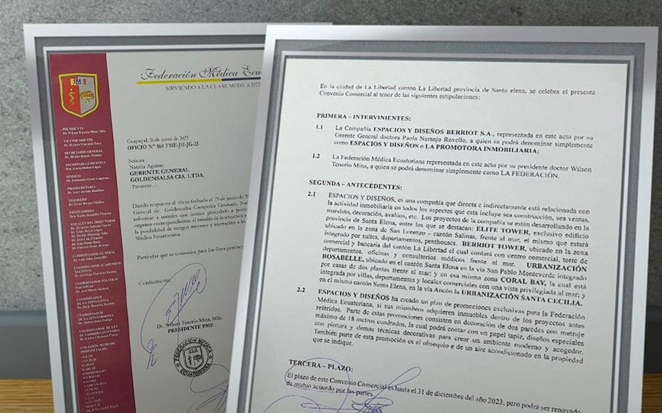 Convenio institucional con al Federación Médica Ecuatoriana